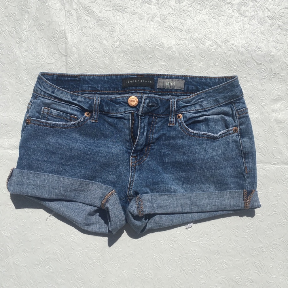 Aeropostale super short jean shorts